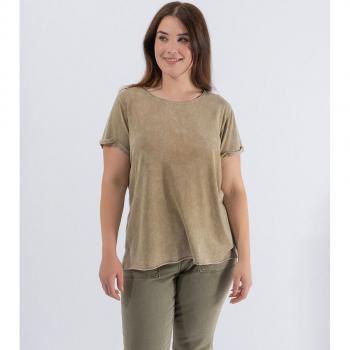 Camiseta de mujer con cuello redondo October