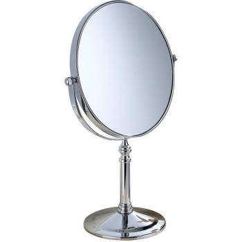 Oval Desktop Brass Makeup Mirror