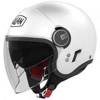 Nolan N21 Casco Jet Visor Clásico Color Blanco Talla XS (53/54)
