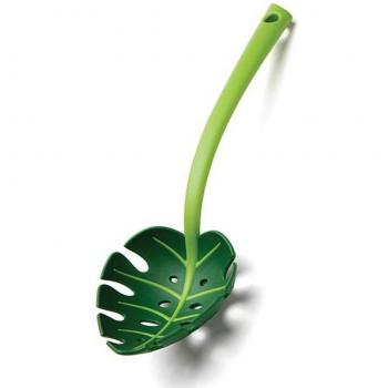 Utensilio Monstera: Colador + Cuchara de Manga Larga