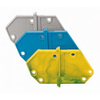 WAGO 826-158/000-016 Confezione Piastra Terminale Verde e Giallo