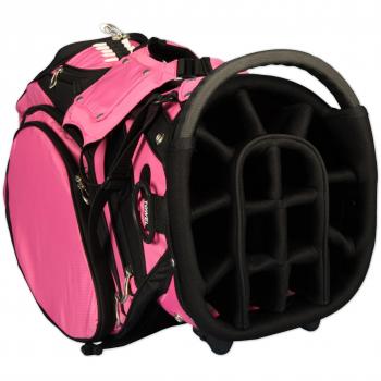 Kellermann Golf Muirfield Standbag pink/schwarz mit Logo