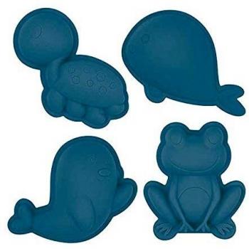 Moules en silicone bleu gris