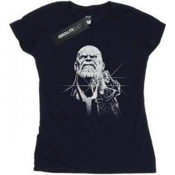 Marvel Damen Avengers Infinity War Thanos Baumwoll-T-Shirt