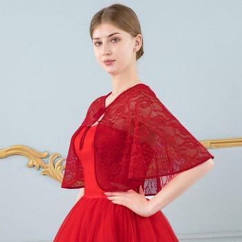 Bridal Lace Cape and Shrug for Women