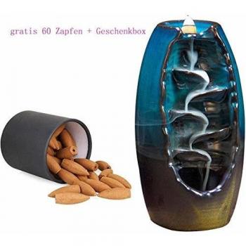 Mystic River: Chinese Ceramic Backflow Incense Burner, 60 Pieces