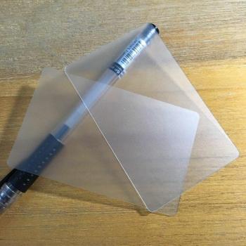 500pcs PVC Blank Business Cards 85.5mm x 54mm Matte Finish