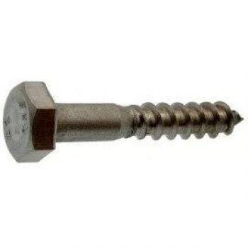 Vis à Bois Hexagonale Inox A2 8x45 mm – Acton