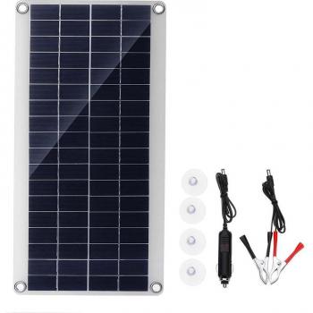 300W Zonnepaneel met 12/5V DC Oplader
