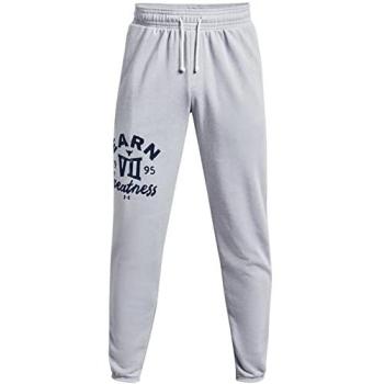Project Rock Heavyweight Terry Pants, Under Armour, Grey, S