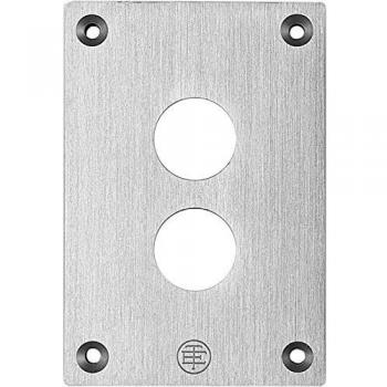 Schneider Electric Einbauplatte Alu 2f Ř22mm 72x105mm elox XAPE302, Serverschrank Zubehör