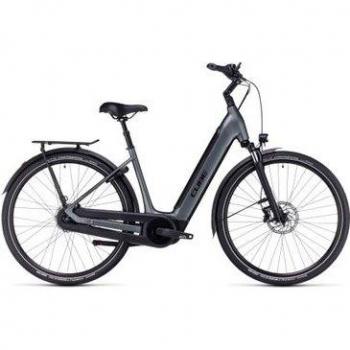 Cube Supreme RT Hybrid Pro 500 Easy Entry E‑Citybike – Shimano Nexus 8S, 500 Wh, 700 mm, Flachgrau