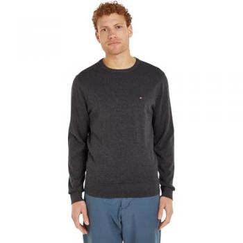 Tommy Hilfiger Maglione Uomo Grigio Scuro Htr 2XL