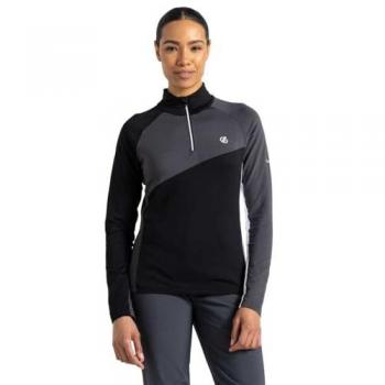 IceCore Dare2b Half Zip Long Sleeve T-Shirt – Black