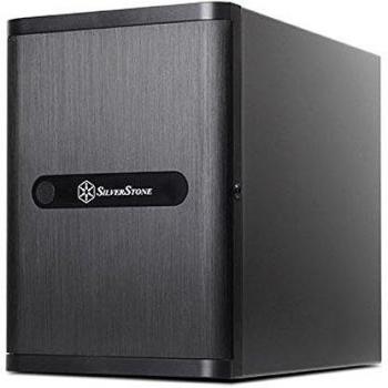 Custodia per computer SilverStone SST-DS380 con finestra nera per mini ITX