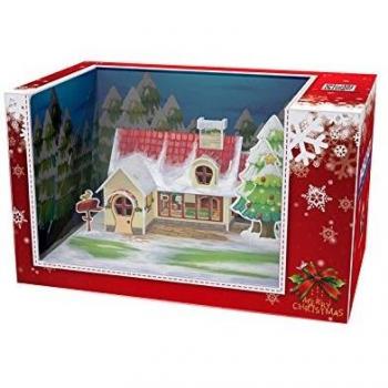 Zauberschloss 3D‑Puzzleteil – Weihnachtscottage