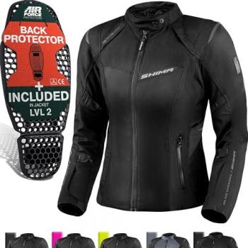 Nero Moto Guard Shima Rush 2.0 Donna M