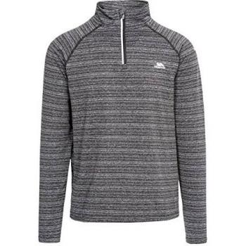 Schwarzes Herren‑Sportoberteil Trespass Birney – XS – Antibakteriell & Schnell trocknend