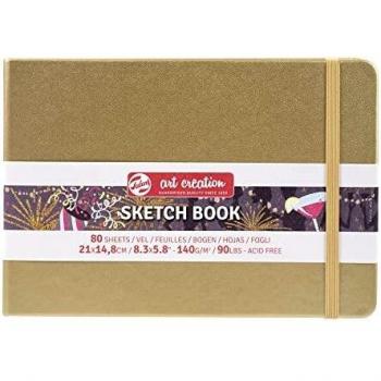 Online schetsboek Talens Art Creation 80 witte vellen 140gr 210x150mm witgoud