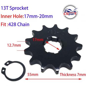 Pignon avant KAYO BSE SSR SDG 14T 428 ID 20MM