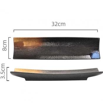 Decorative Rectangular Plate for Sushi