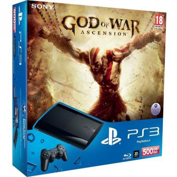 PS3 Console 500 GB + God of War Ascension (Set)