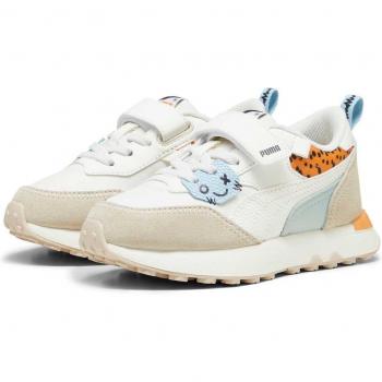 Puma Rider Kinder Sneaker Beige/Weiß