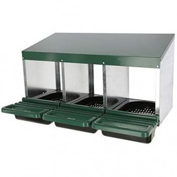 Gaun Nest with Plastic Bottom 3 Apartments for Hens