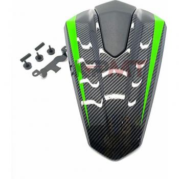 Revêtement carbone vert pour l’échappement du Pillion Ninja 400