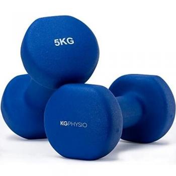 KG Physio Neoprene Dumbbell Set 5kg