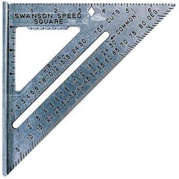 Swanson 7-Inch Speed Square with Guide Book