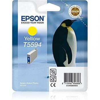 EPSON T5594 Cartuccia Ink Jet Original Giallo Stylus Photo RX700 (X 2 pezzi)