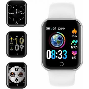 KUNGIX Smartwatch Orologio Fitness Trakcer Pressione Sanguigna Monitor Cardiofrequenzimetro da Polso Bluetooth Schermo a Colori Impermeabile IP68 per Donna Uomo (Verde)
