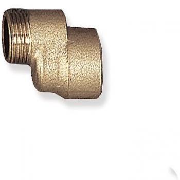 Raccordo Eccentrico Ottone Nichelato 1/2'' X 1/2'' con Spostamento di 10 mm