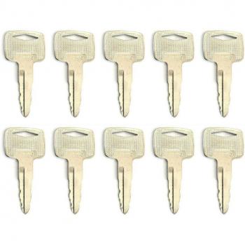 Mitsubishi CAT Forklift 10pc Ignition Key Set