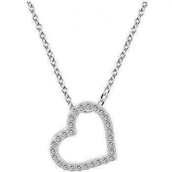 Cœur en Argent avec Zirconium – Joaly