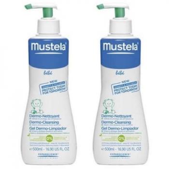Mustela Bébè Gel di Pulizia Delicato 2x500ml
