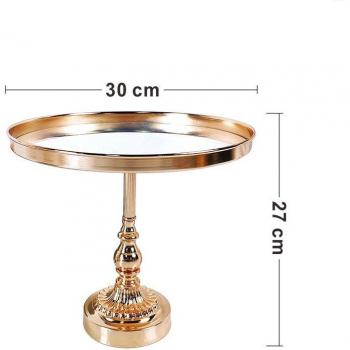 Gold Plated Decorative Candlestick Set