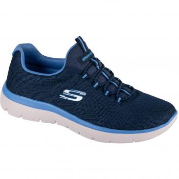 Skechers Baskets Summits Artistry Chic – Variante femme, couleur marine