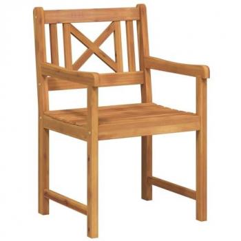 Chaise de Jardin Acacia VidaXL 8 pièces – 56x55,5x90 cm (code 3324848)