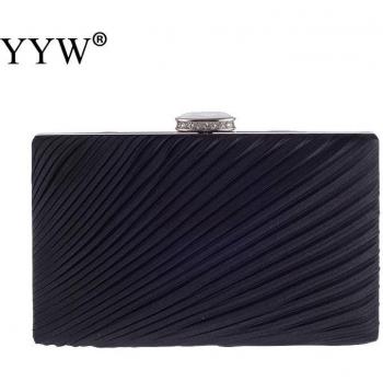 Ruched Engagement Clutch Bag