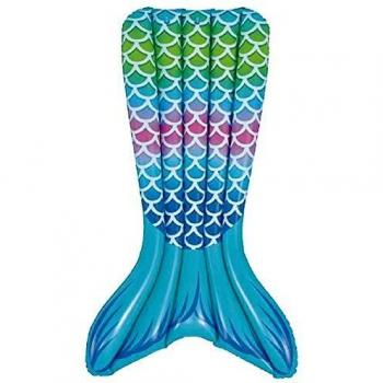 Hinchable Gigante Cola de Sirena para playa y piscina