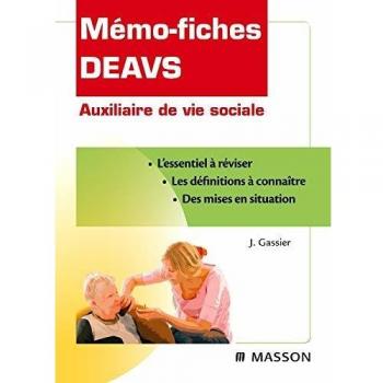 Mémo-fiches DEAVS : Auxiliaire de vie sociale