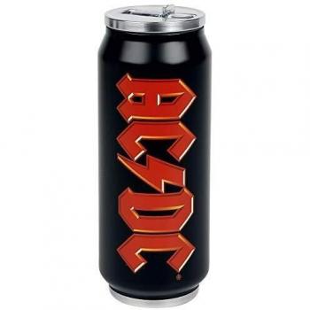 Botella de acero inoxidable con logo AC/DC