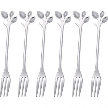 6 Pcs 304 Stainless Steel Coffee and Dessert Spoons Set