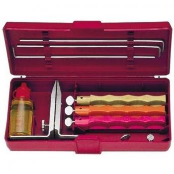 Set Lansky Sharpeners LKC‑03: afilador de cuchillo + piedra + accesorios
