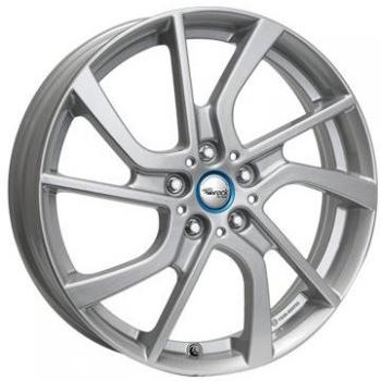 Ruota in lega BROCK EB1 Silver 5x19 ET43 diametro bulloni 5x112 Hub centraggio 66.7