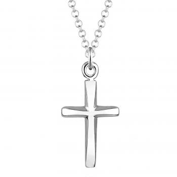 Glaubenskreuz Elli – filigraner 925 Sterling Silber Anhänger in Kettenform