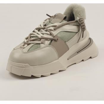 Tucino 6104 Beige-Mint Damen Sneaker