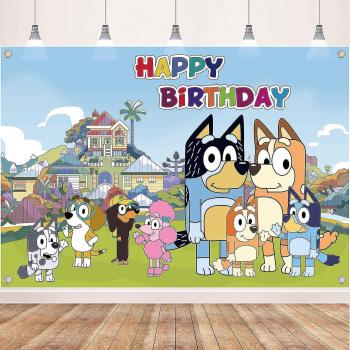 Suministros de Cumpleaños Perro Azul para Niños